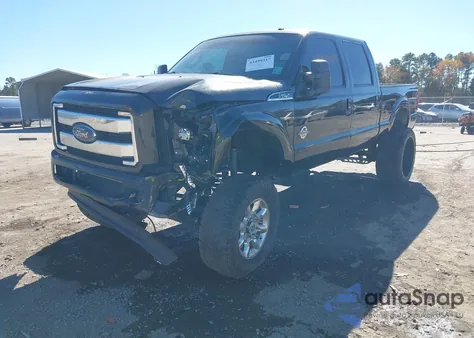 2015 Ford F-250 Lariat из США, поврежденный, VIN 1FT7W2BT1FEB39288